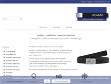 Tablet Screenshot of moleda.de